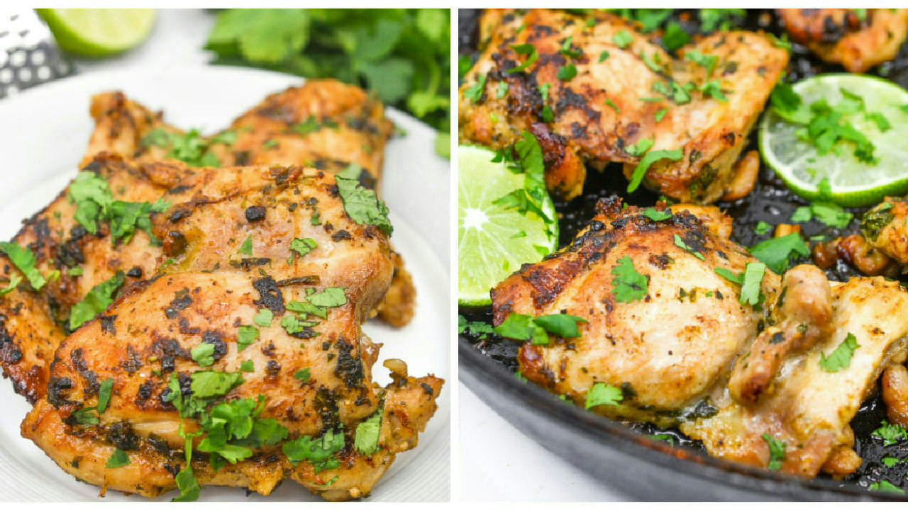 Cilantro Lime Chicken (Keto, Gluten