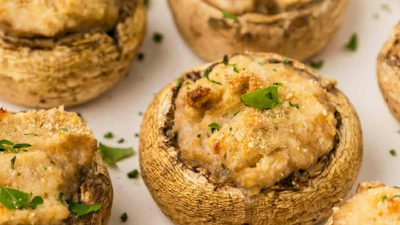 Crab Stuffed Mushrooms