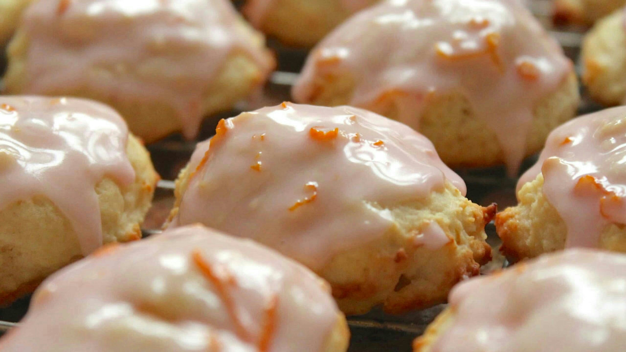 Blood Orange Ricotta Cookies