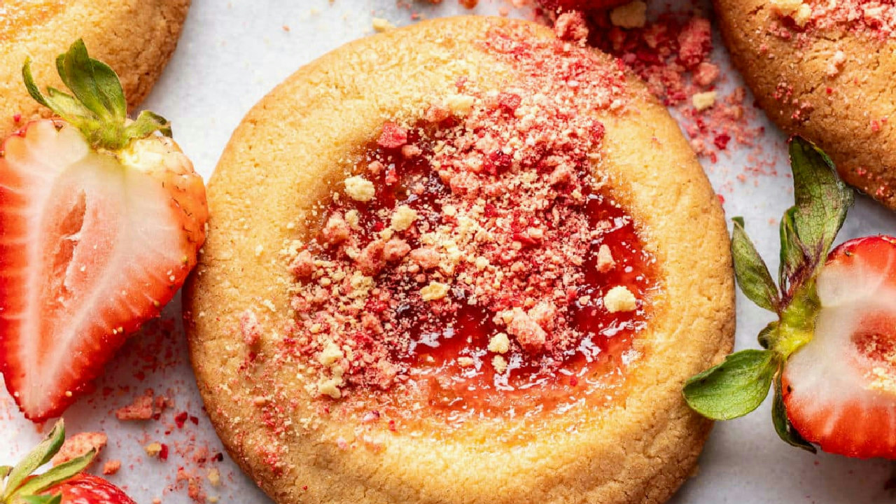 Strawberry Shortcake Cookies