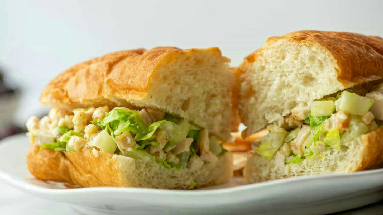 Chicken Caesar Salad Sandwich