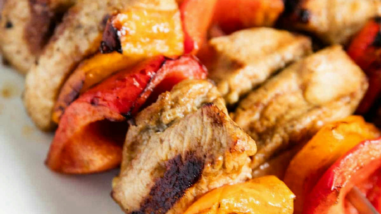 The BEST Grilled Chicken Kabobs