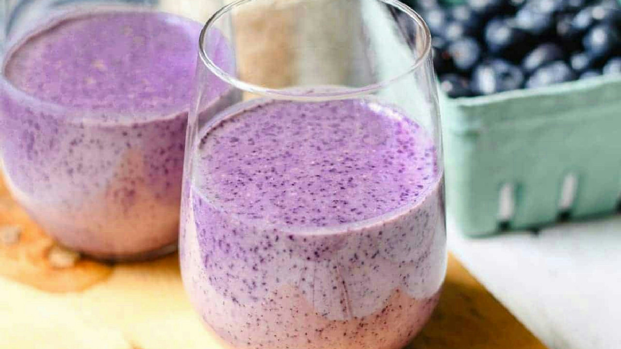 Blueberry Oatmeal Smoothie