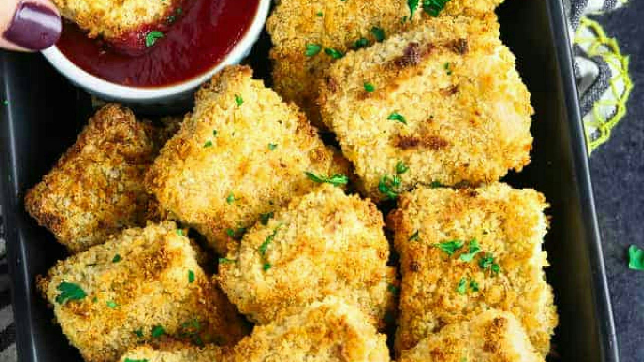 Baked Tofu Nuggets