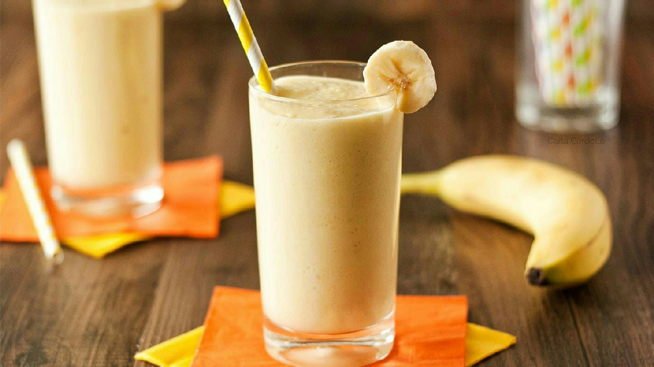 Banana Mango Smoothie (Healthy, No Ice Or Sugar Added)