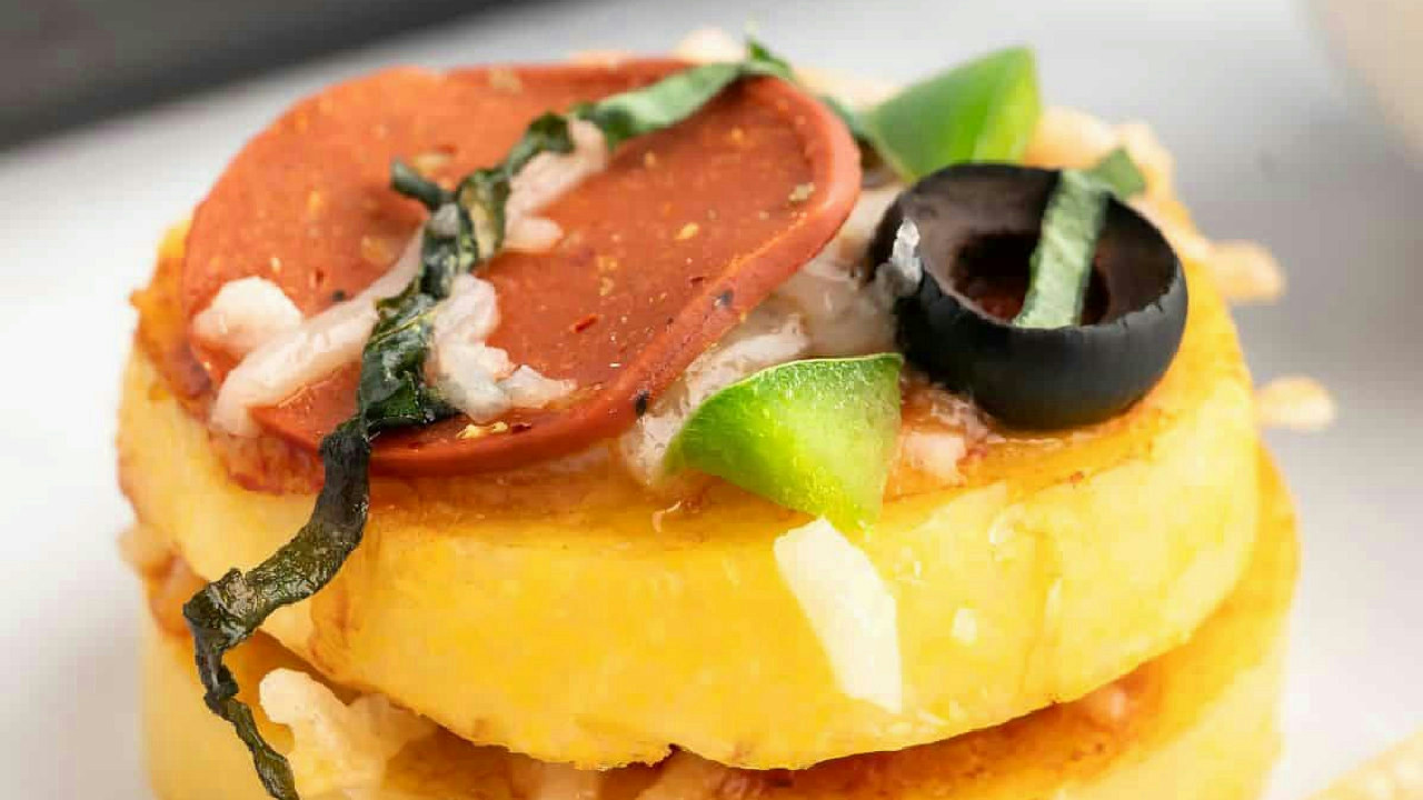 Polenta Pizza Bites