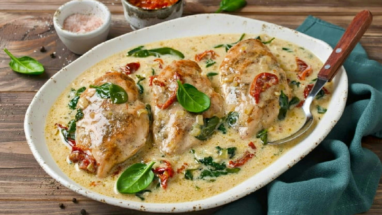 Lemon Spinach Chicken