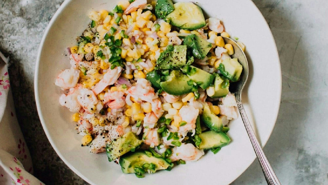 Shrimp, Corn & Avocado Ceviche