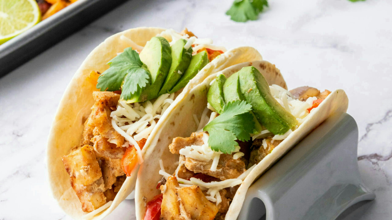 Sheet Pan Chicken Fajitas