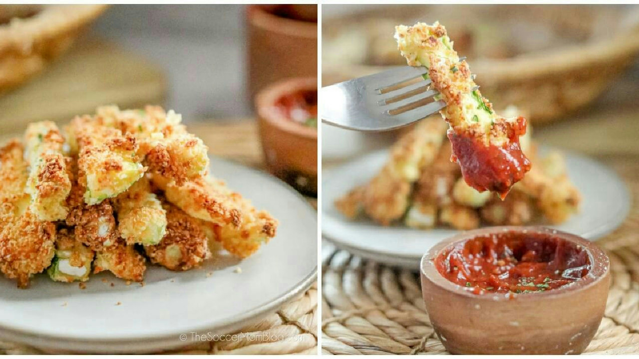 Crispy Air Fryer Zucchini Fries