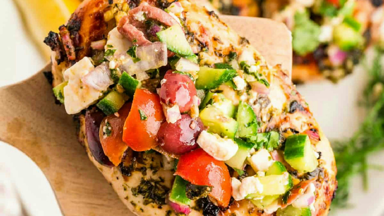 Grilled Mediterranean Chicken Breast (Juicy, Never Dry)