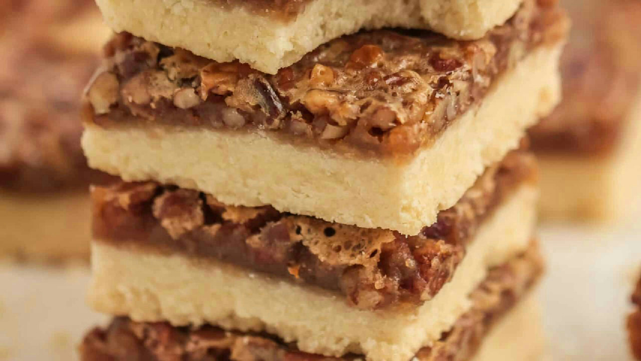Pecan Pie Bars Recipe (No Corn Syrup)