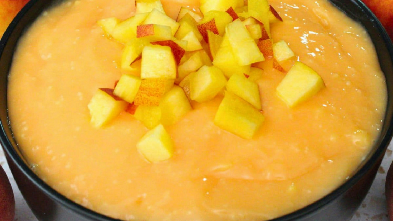 Microwave Peach Pudding: Quick and Easy Dessert! Microwave Peach Pudding: Quick and Easy Dessert!