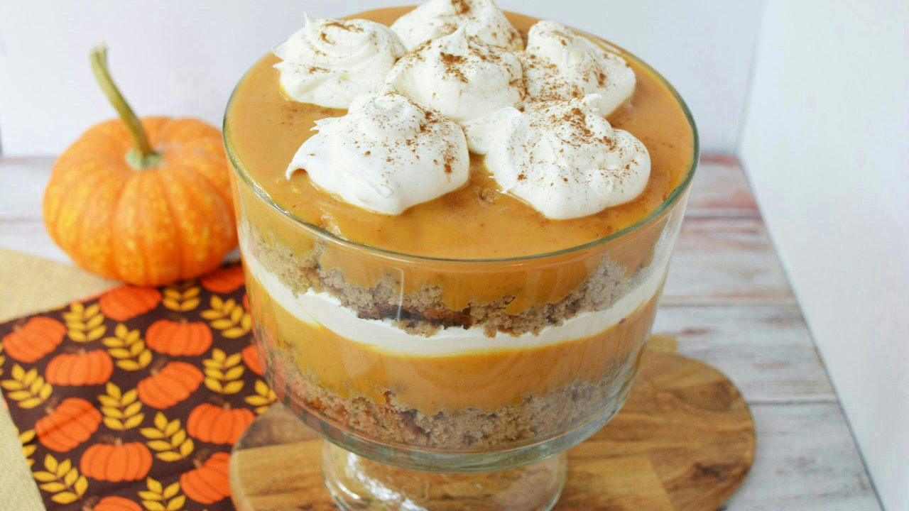 Layered Gingerbread Pumpkin Trifle Layered Gingerbread Pumpkin Trifle