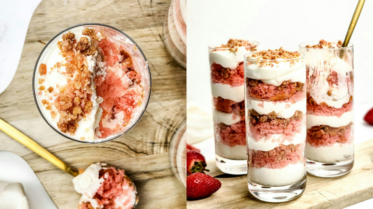Strawberry Crunch Parfait