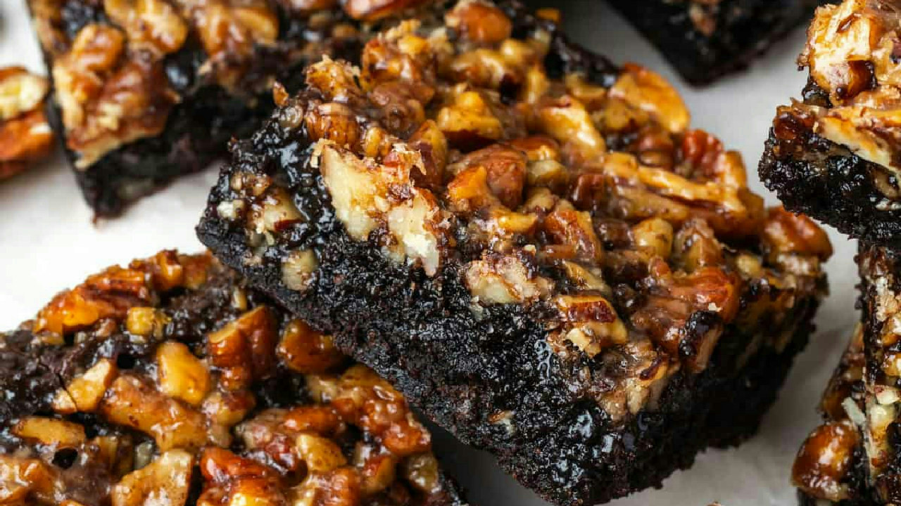 Pecan Pie Brownies (Easy Brownie Mix Upgrade)