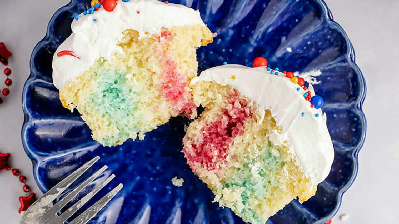 Red White and Blue Cupcakes Red White and Blue Cupcakes