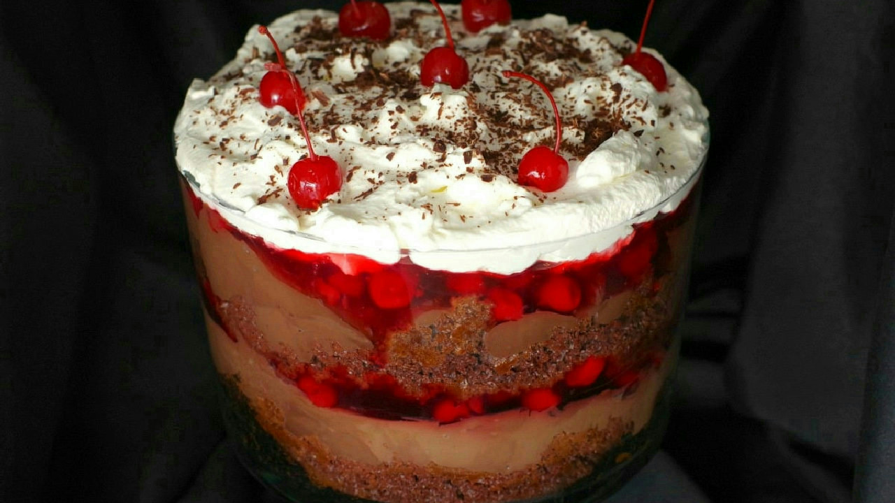 No Bake Black Forest Trifle No Bake Black Forest Trifle