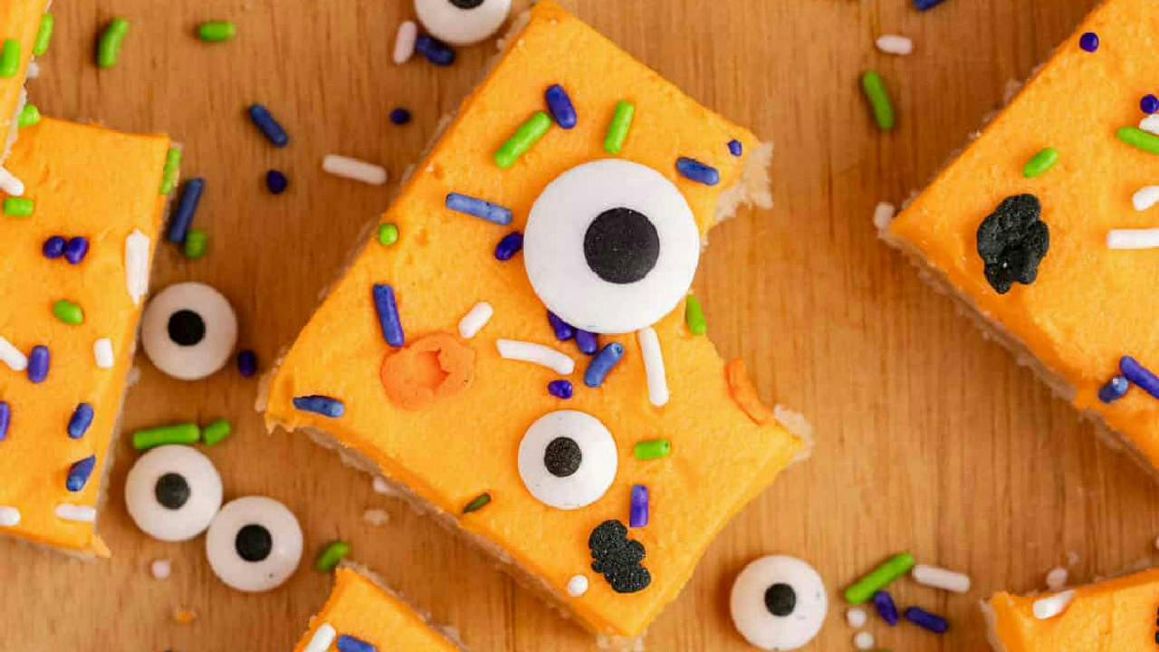Halloween Sugar Cookie Bars Halloween Sugar Cookie Bars