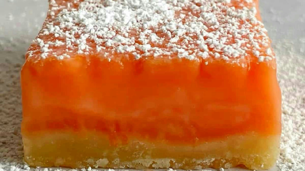 Pink Grapefruit Dessert Bars