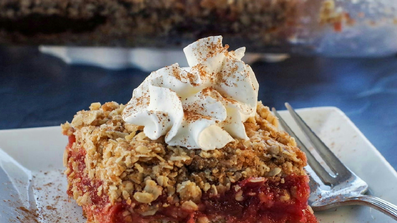 Rhubarb Squares