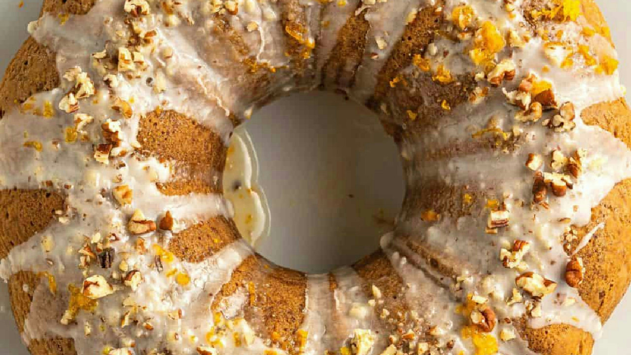 Vegan Orange Pecan Bundt Cake Vegan Orange Pecan Bundt Cake