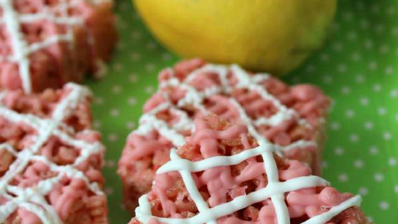 Pink Lemonade Rice Krispy Treats