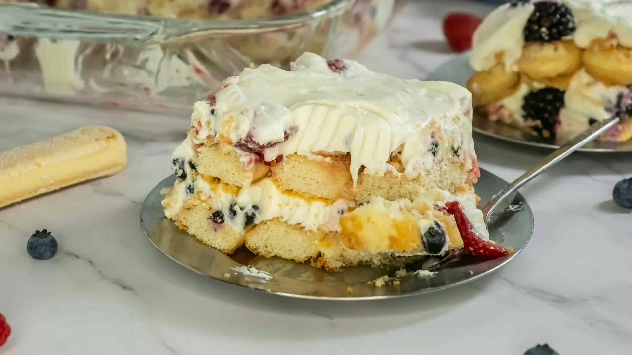 No Bake Mixed Berry Tiramisu Recipe: Perfect to Make Ahead