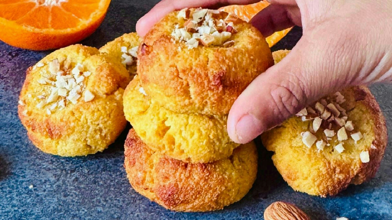 Kid-Friendly 3-Ingredient Orange Almond Cookies Kid-Friendly 3-Ingredient Orange Almond Cookies