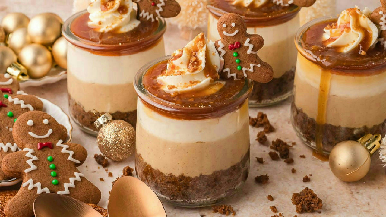Mini Gingerbread Trifle Mini Gingerbread Trifle