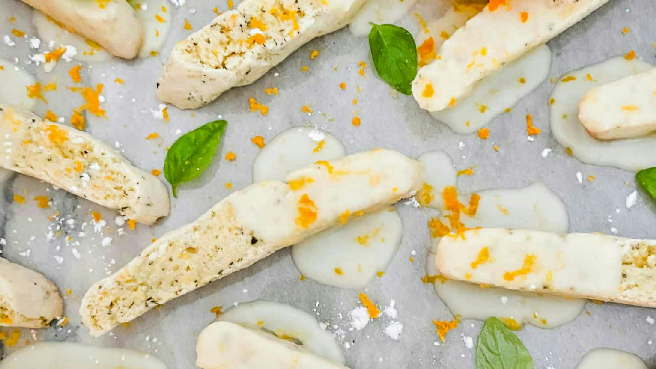 Basil Orange Biscotti Basil Orange Biscotti