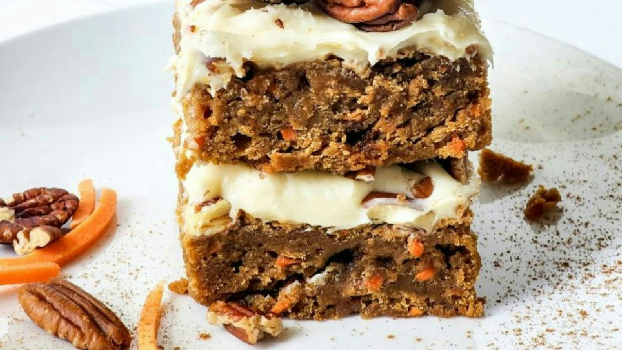 Easy Carrot Cake Blondies