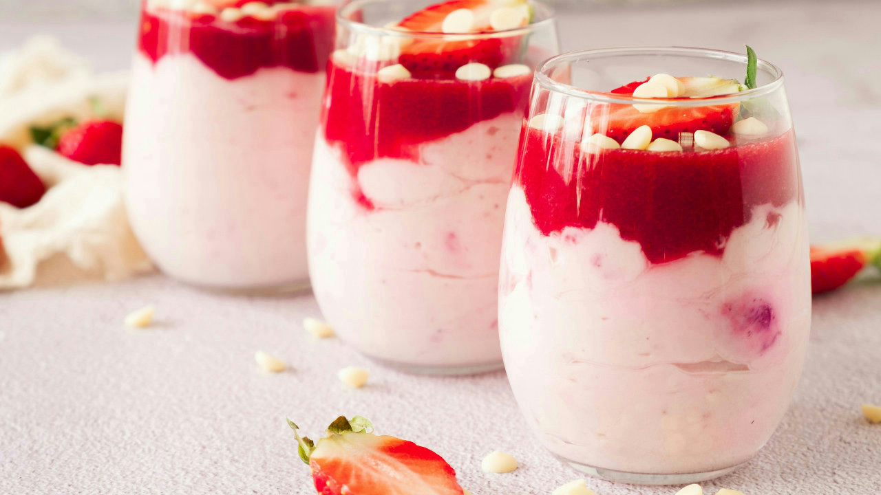 Strawberry Mascarpone Mousse