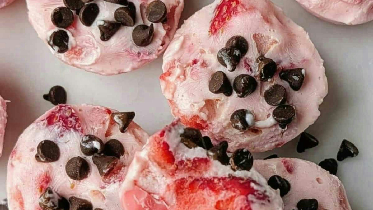 Frozen Strawberry Yogurt Bites: Easy and Delicious