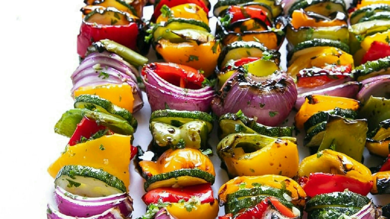 Easy Grilled Veggie Skewers