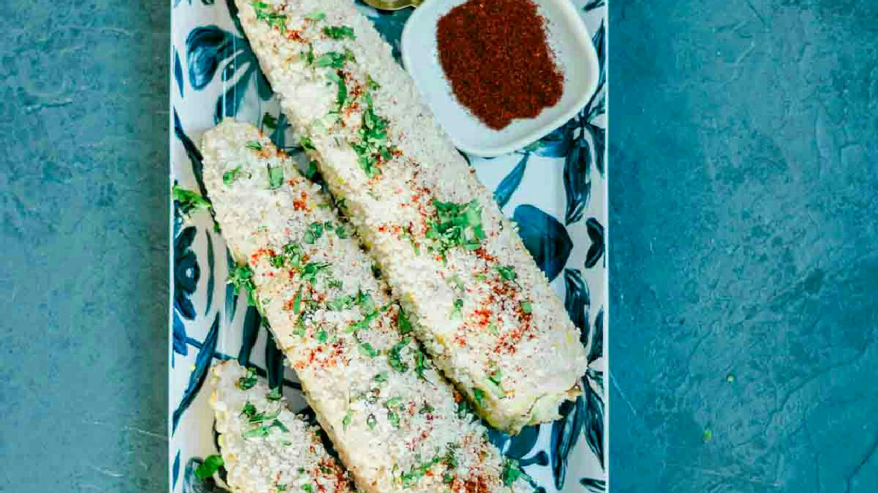 Air Fryer Mexican Street Corn Recipe