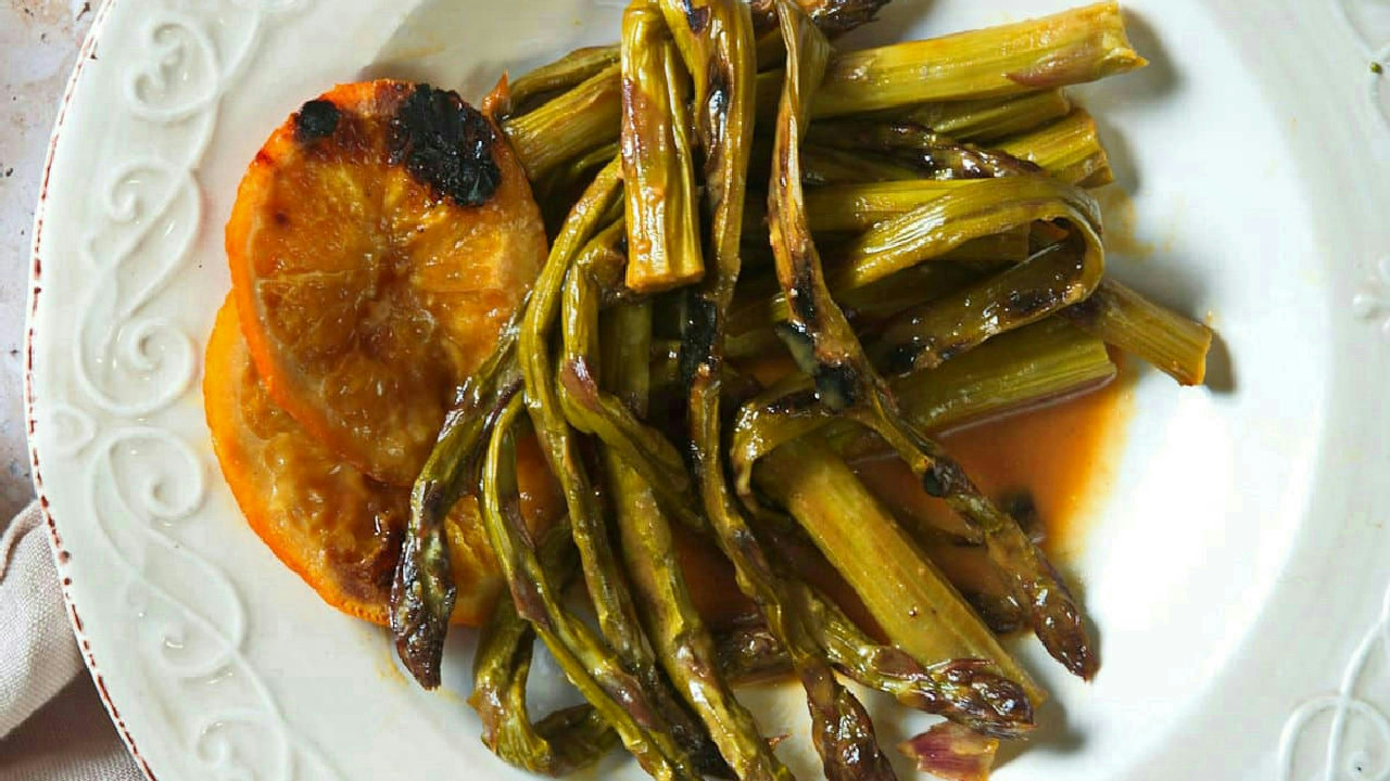 Grilled Asparagus in Foil