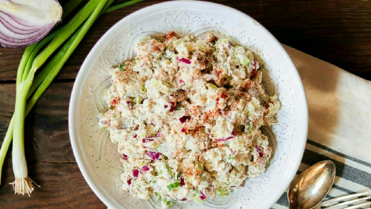 Low-Carb Cauliflower Potato Salad