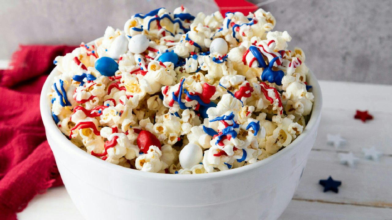 4th of July Popcorn Recipe