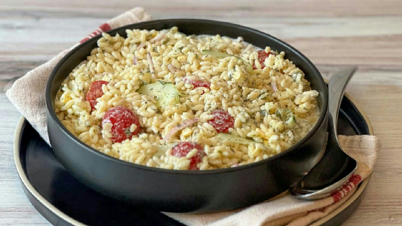 Summer Orzo Pasta Salad