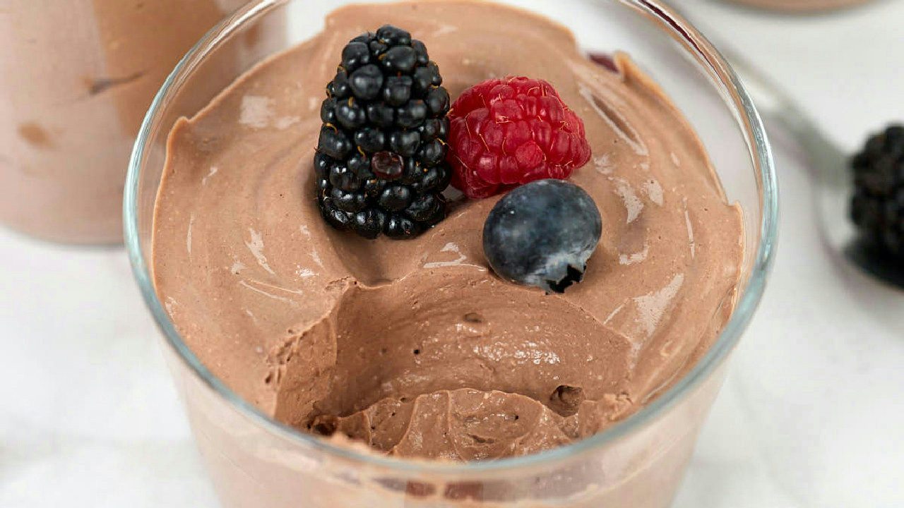 Cottage Cheese Chocolate Mousse