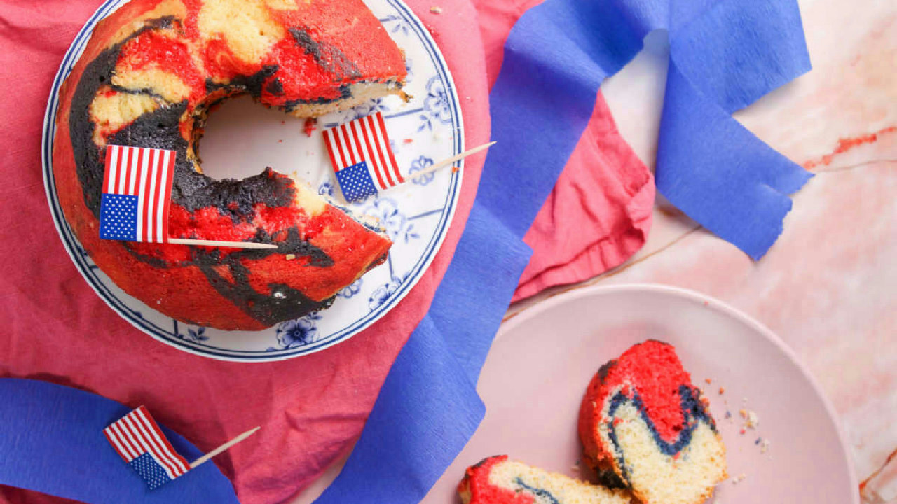4th of July Bundt Cake