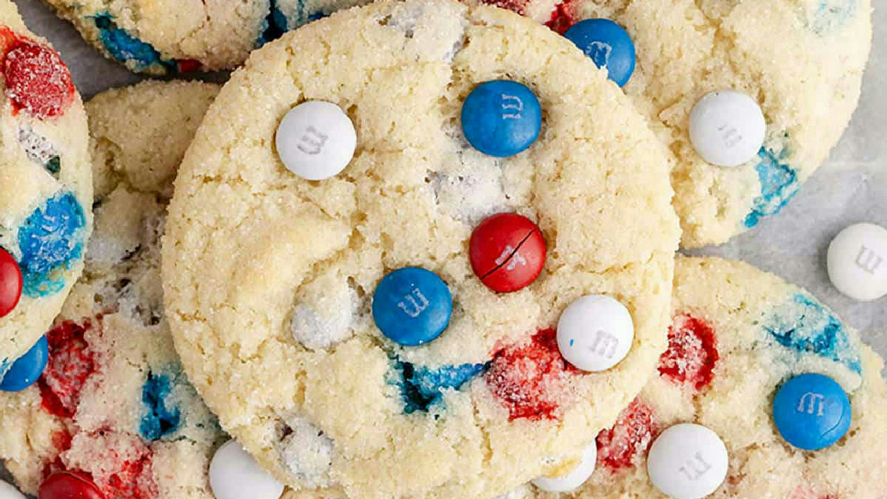 Red White and Blue Cookies