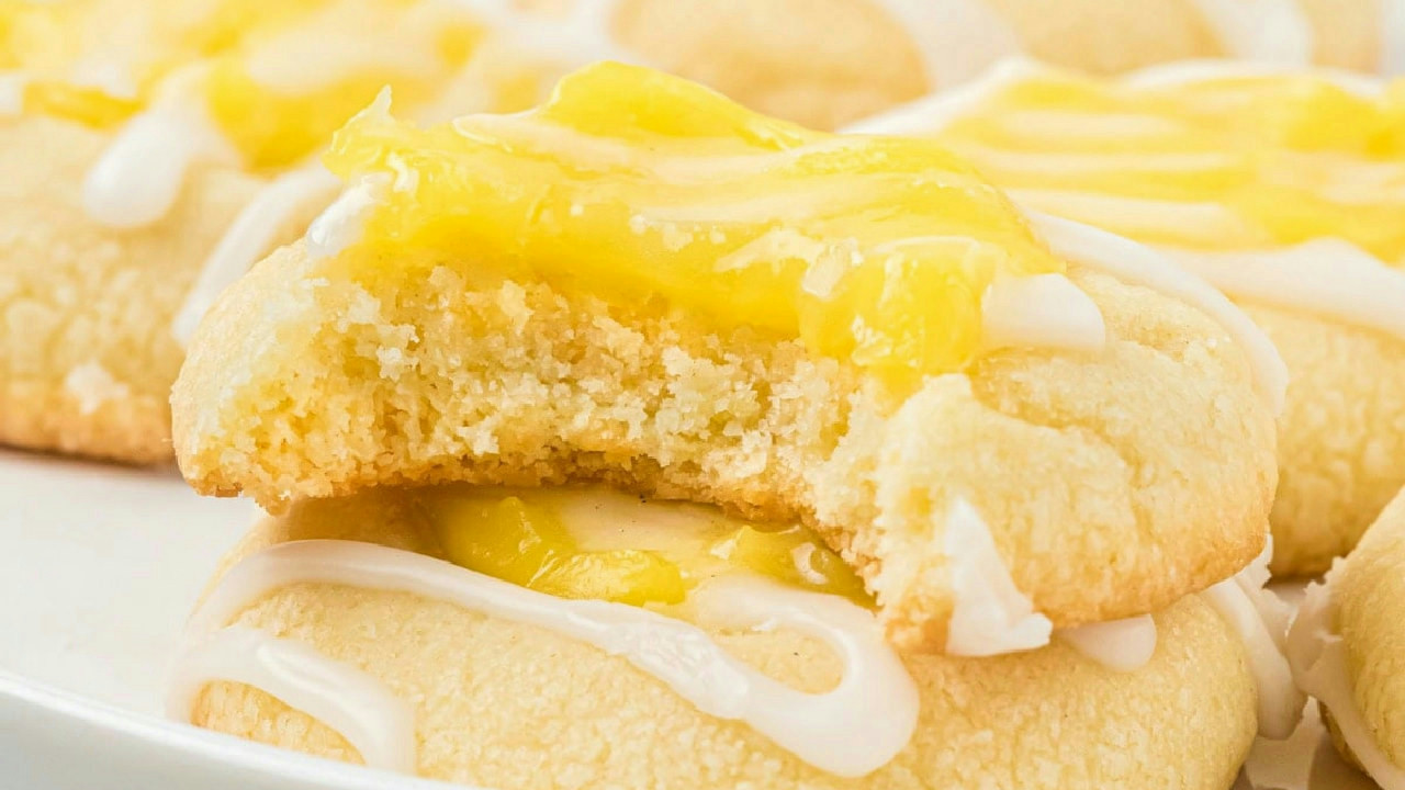 Thumbprint Lemon Curd Cookies Thumbprint Lemon Curd Cookies