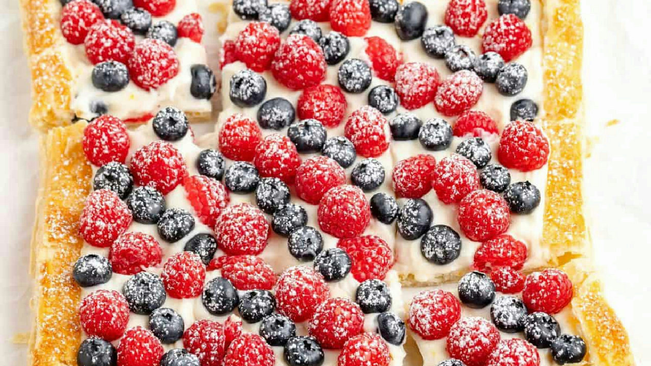Berry Puff Pastry Tart