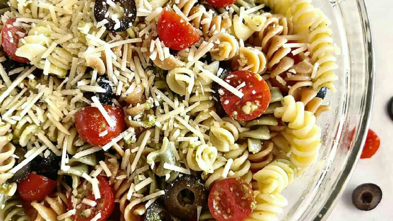 Summer Pesto Pasta Salad