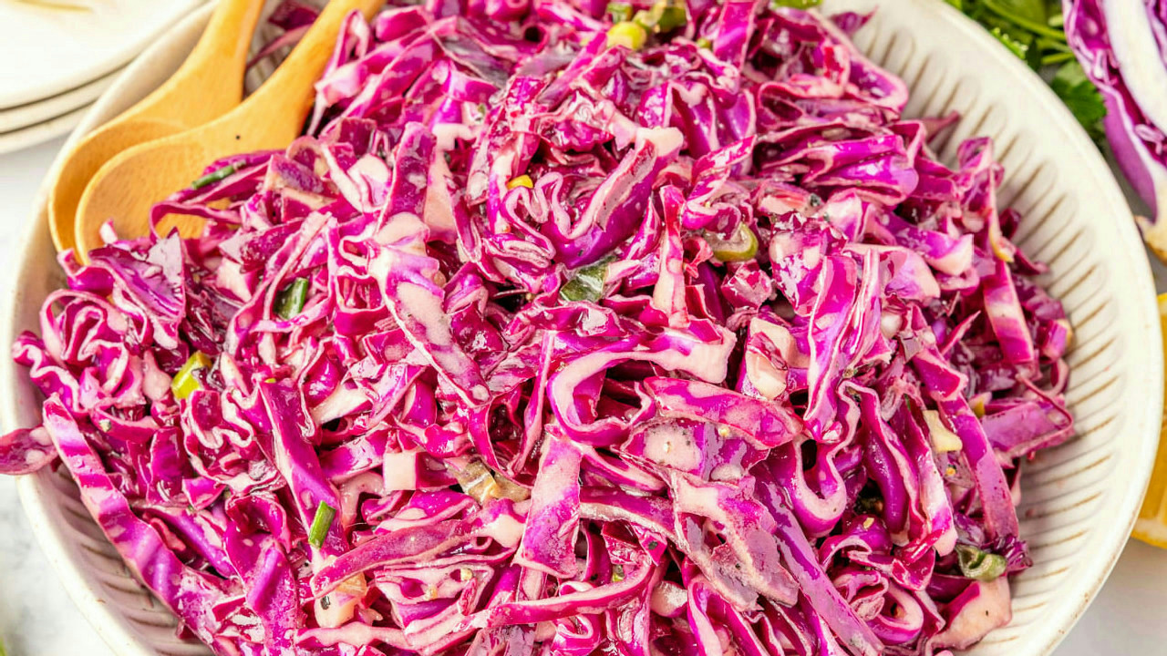 Red Cabbage Slaw