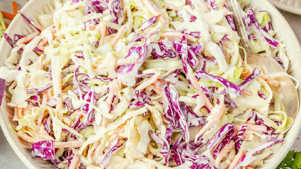 Creamy Greek Yogurt Coleslaw