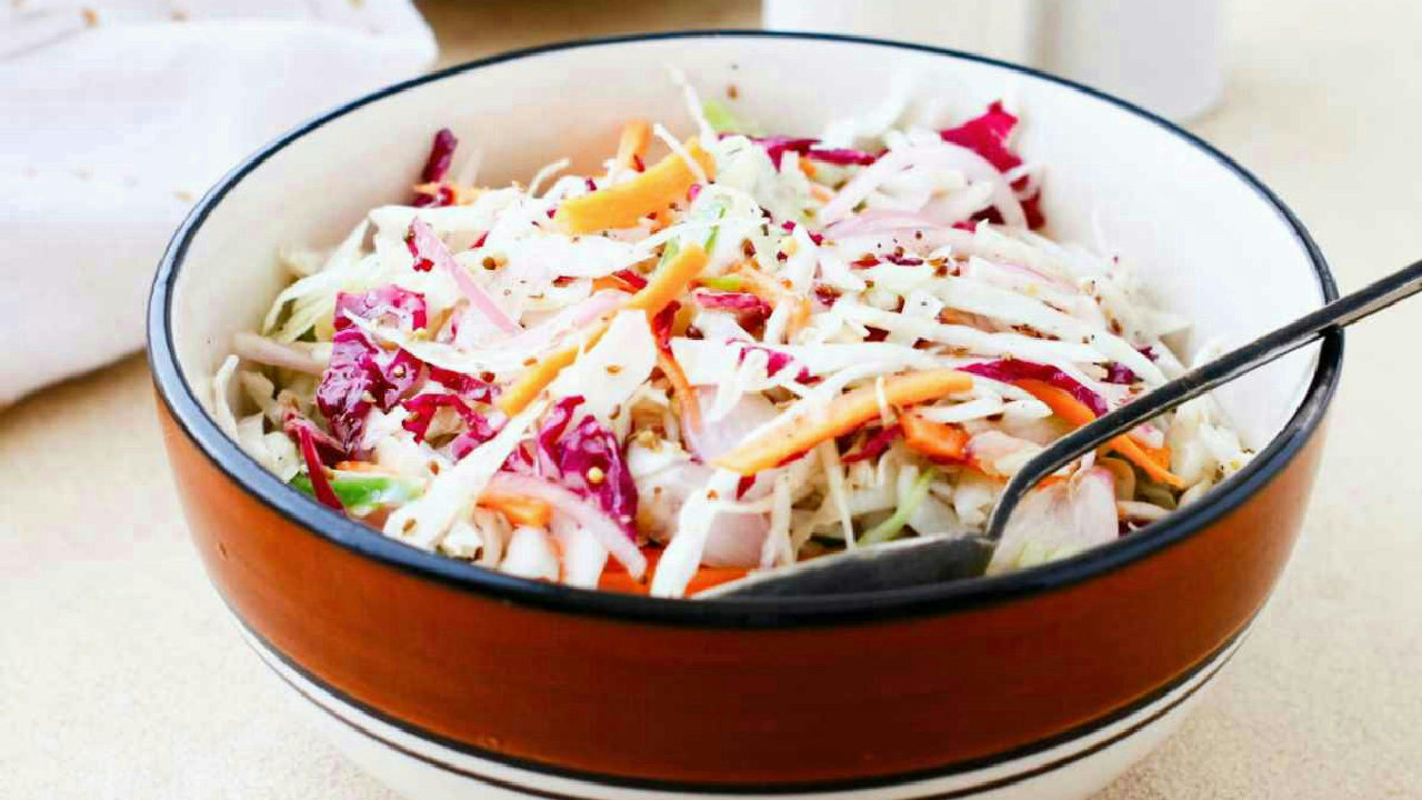 Sweet Vinegar Coleslaw
