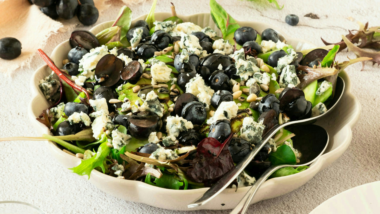 Blueberry Grape Salad